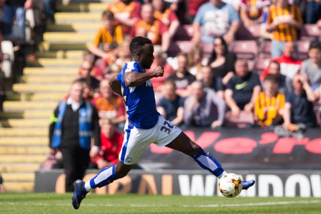 Jordan Slew in action for Chesterfield