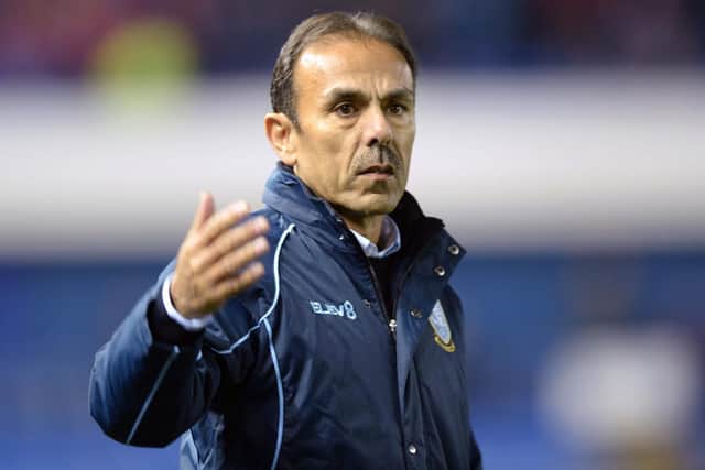 Jos Luhukay during Sheffield Wednesday's defeat to Middlesbrough. Picture: Steve Ellis