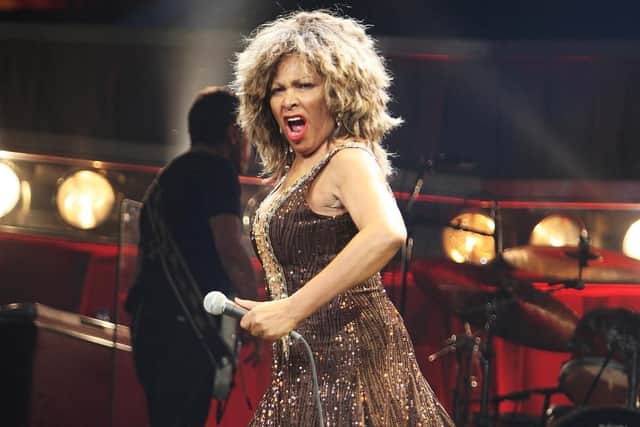Tina Turner on her final tour in 2009.