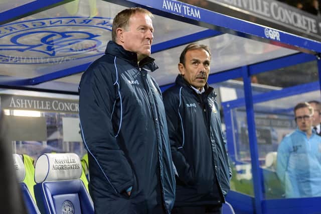 Sheffield Wednesday assistant manager Remy Reynierse and boss Jos Luhukay