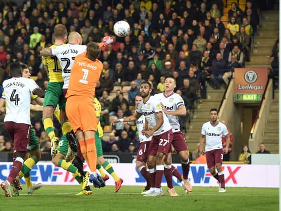 Jordan Rhodes netted a brace in Norwich City's win over Aston Villa