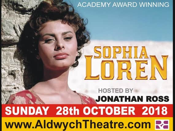 Sophia Loren to talk about her life and meet UK fans at a one-off theatre date with Jonathan Ross
