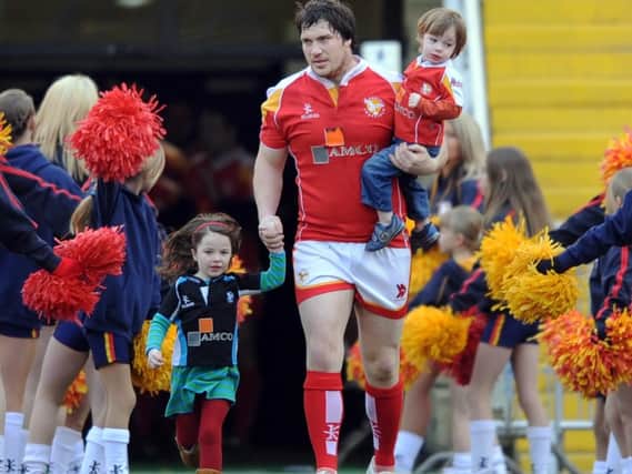 Flashback: Eagles Jack Howieson leads out the teams in his testimonial game at Don Valley Stadium