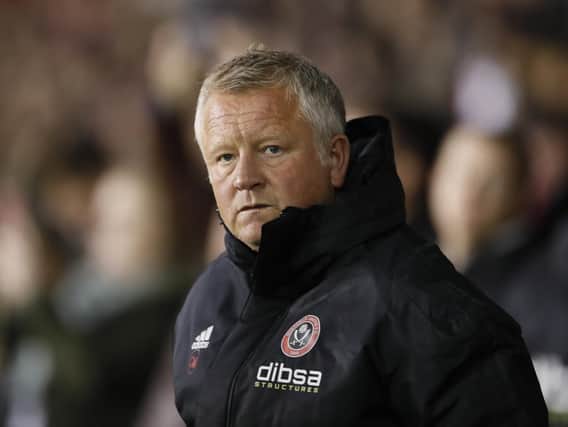 Sheffield United manager Chris Wilder wants perfection