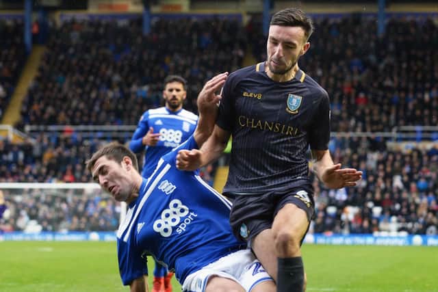 Morgan Fox in action at St Andrew's