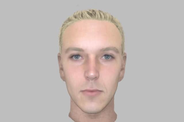 Police have appealed for help to identify the man in this e-fit