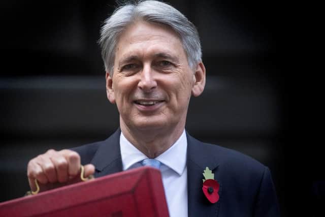 Chancellor Philip Hammond outside 11 Downing Street, London, before heading to the House of Commons to deliver his Budget. Picture: Victoria Jones/PA Wire