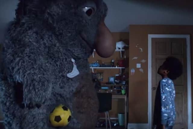 'Moz the Monster' featured in last year's ad, with the soundtrack performed by Elbow
