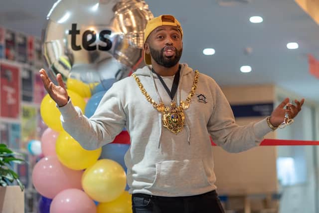 Lord Mayor Magid Magid at the Tes Global launch. Pix by Wesley Kristopher Chambers.