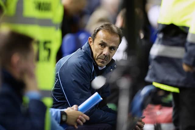 Sheffield Wednesday manager Jos Luhukay during the Owls' 4-0 defeat to Norwich City