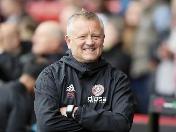 Chris Wilder says what happens during training this week will be key: Simon Bellis/Sportimage