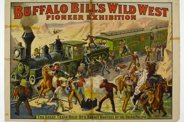 A 1907 poster of a Buffalo Bill Wild West show. Picture: NFCA University of Sheffield Library