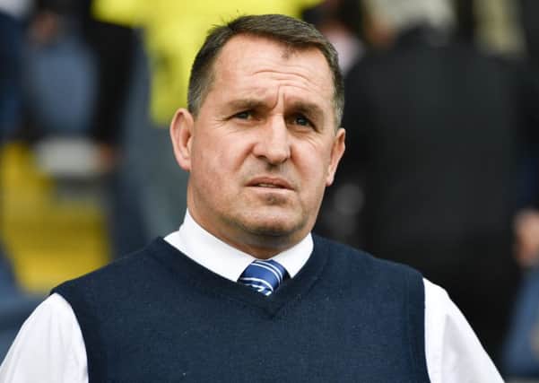 Chesterfield manager Martin Allen: Picture by Steve Flynn/AHPIX.com, Football: The Emirates FA Cup - Qualifing Fourth Round match AFC Fylde -V- Chesterfield at Mill Farm, Wesham, Lancashire, England on copyright picture Howard Roe 07973 739229