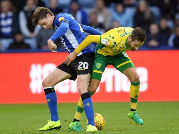 Sheffield Wednesday star Adam Reach in action against Norwich City last weekend