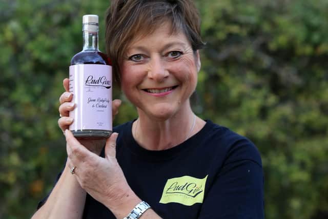 Jayne Pearson with her gin