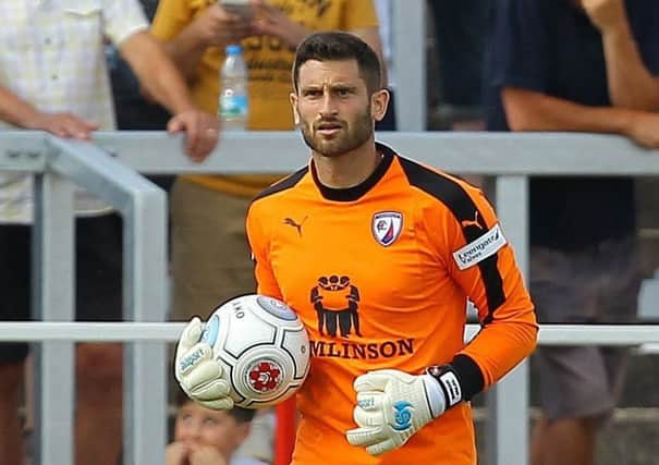 Spireites 'keeper Shwan Jalal. Picture by Gareth Williams/AHPIX.com.