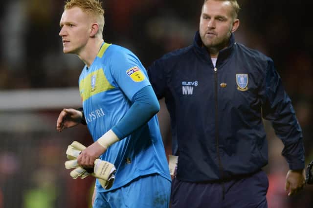 Dawson with Nicky Weaver at the final whistle