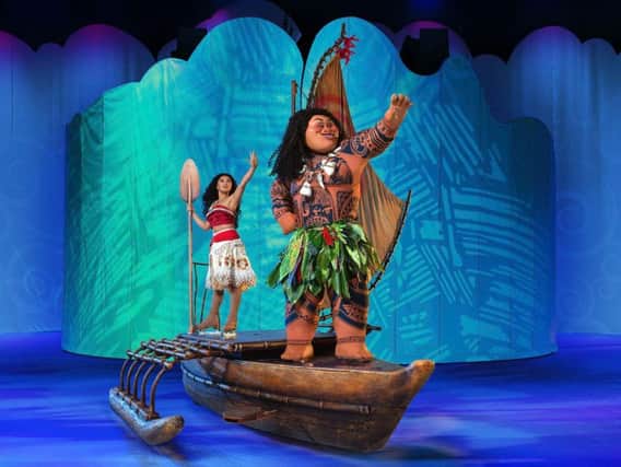 Moana and Maui voyage across the oceans in Disney On Ice presents Dream Big