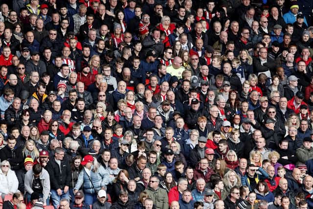 Sheffield Utd fans. Image: Simon Bellis/Sportimage