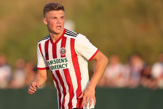 Regan Slater in action for Sheffield United during pre-season. Picture: Simon Bellis/Sportimage