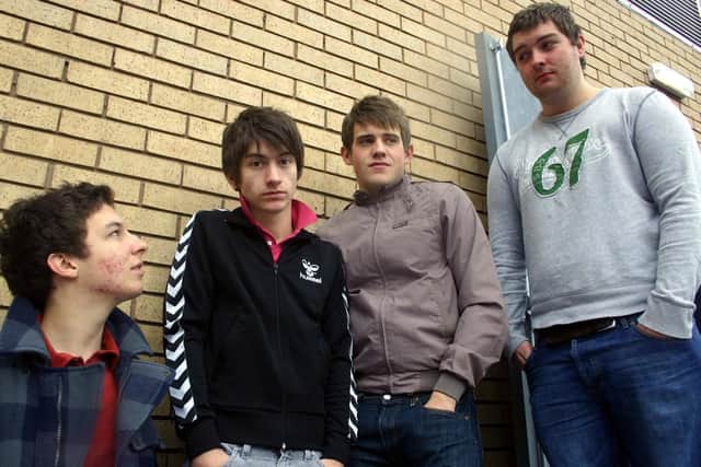 Arctic Monkeys in 2005 - the band played at The Boardwalk and singer Alex Turner worked there.