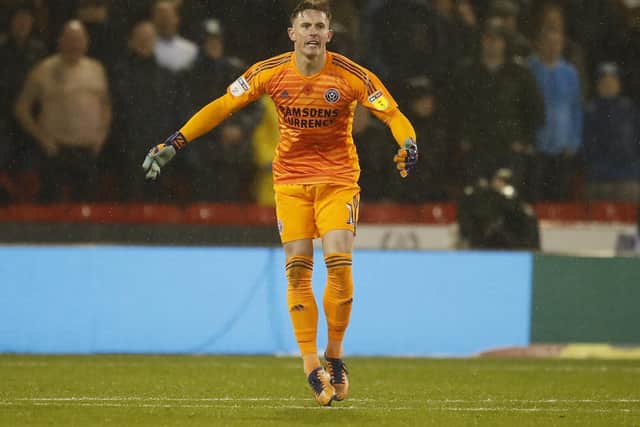 Dean Henderson is on loan from Manchester United: Simon Bellis/Sportimage