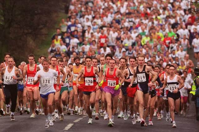 Percy Pud 10k race sets off in 1997.