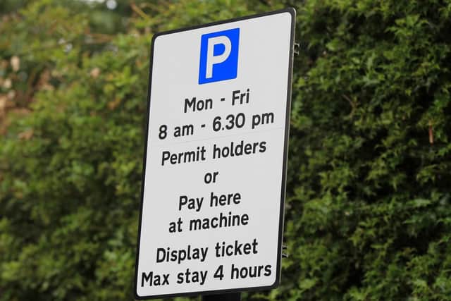 Parking charges