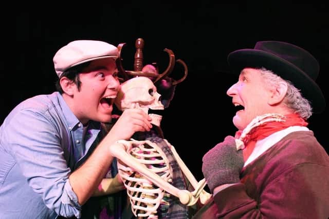 John Hewer asHaroldand Jeremy Smith as Albert in Christmas with Steptoe and Son, which is being brought to the stage byHambledon Productions. Photo by Jack Lovett.