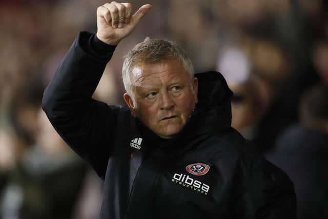 Chris Wilder is delighted with his two goalkeepers: Simon Bellis/Sportimage