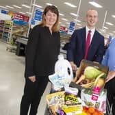 (left to right)Jane Marren, group managing director, Company Shop Mark Butterworth, relationship director, Lloyds Bank John Marren, founder and chairman, Company Shop
