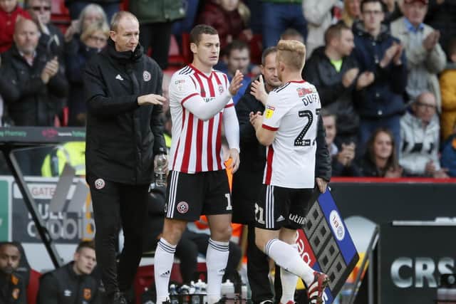 Mark Duffy and his team mate Paul Coutts: Simon Bellis/Sportimage