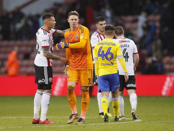 A rare mistake by Dean Henderson helped settle the game: Simon Bellis/Sportimage