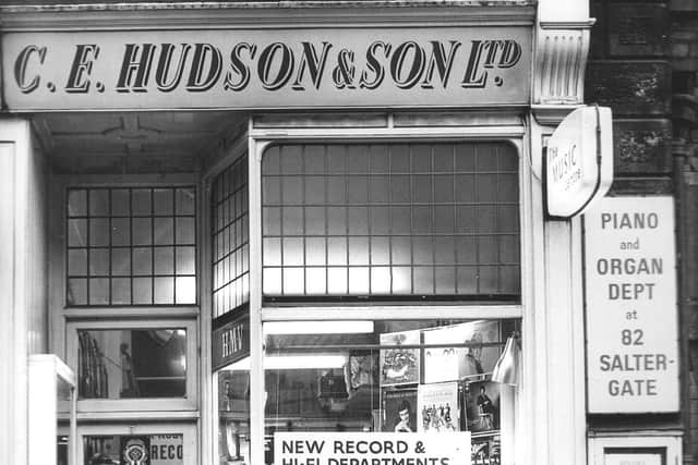 The early days of Hudsons  the music shop that ceased trading in 2012 after 105 years in business.