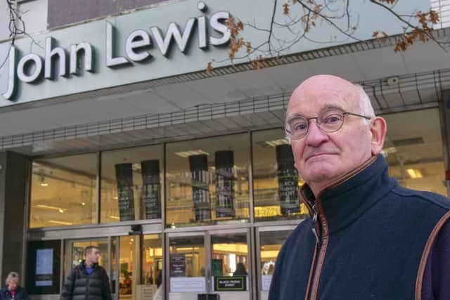 Jeremy Biggin is complaining that John Lewis doesn't sell any Sheffield made cutlery.  Picture Scott Merrylees