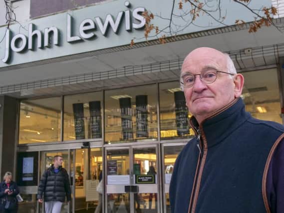 Jeremy Biggin is complaining that John Lewis doesn't sell any Sheffield made cutlery.  Picture Scott Merrylees
