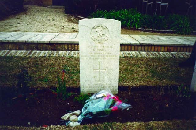 The grave of Corporal Kenneth Binks