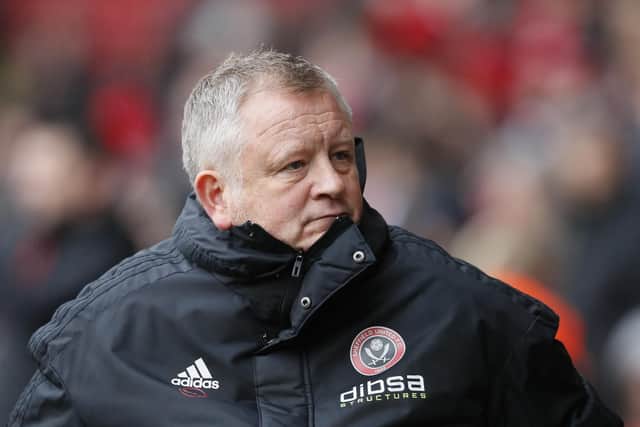 Chris Wilder believes his team are playing well: Simon Bellis/Sportimage