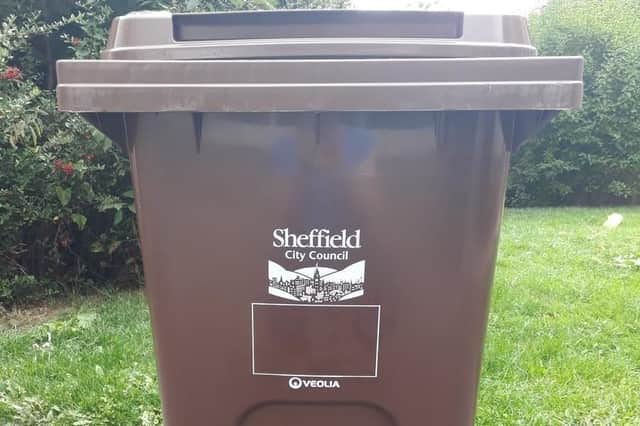 New brown recycling bins in Sheffield