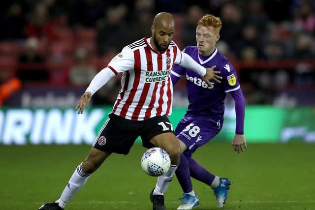 Sheffield United's David McGoldrick also enjoys backing from Mick McCarthy: Tim Goode/PA Wire.