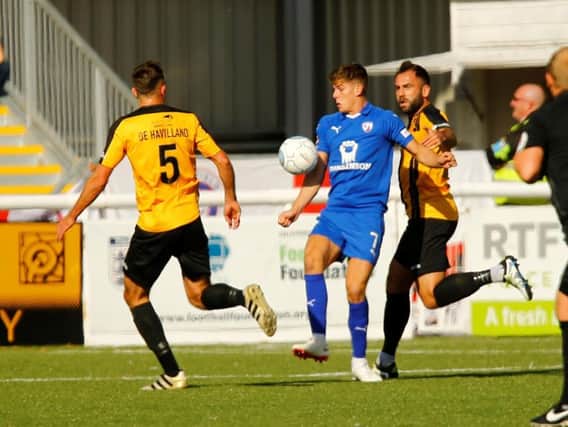 Charlie Carter is a big miss for Chesterfield
