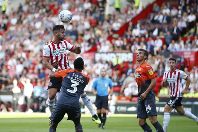 George Baldock plays for Sheffield United: Simon Bellis/Sportimage
