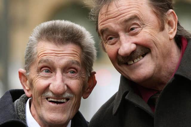 The Chuckle Brothers, Barry (left) and Paul