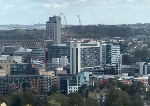 There is a power cut in parts of the city centre in Sheffield this morning
