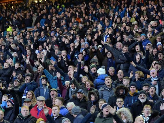 Sheffield Wednesday fans at Hillsborough.