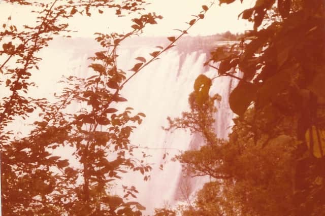 The famous Victoria Falls in Zambia