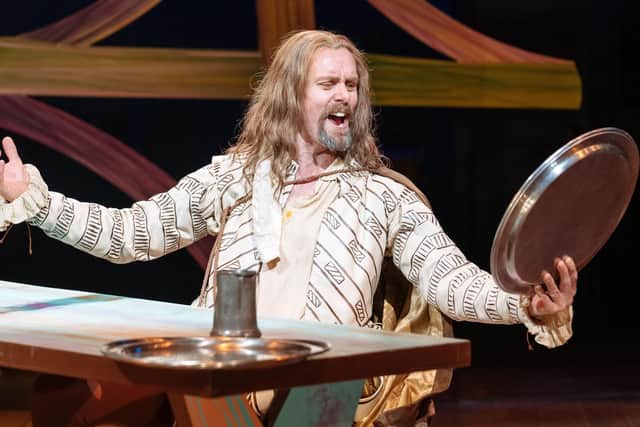 Edward Baker Duly as Petruchio in Kiss me, Kate. Picture: Manuel Harlan