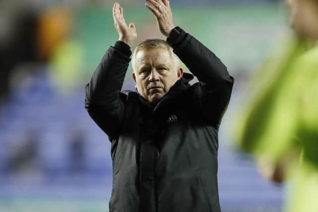 Chris Wilder manager of Sheffield Utd`: Simon Bellis/Sportimage