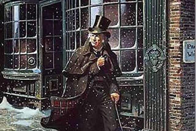 Ebenezer Dawson walks the streets of Sheffield on that fateful Christmas Eve