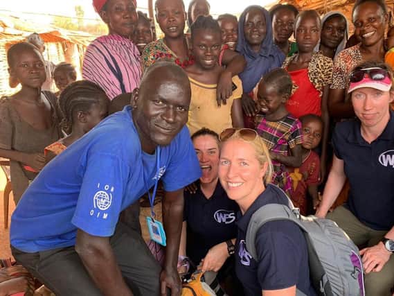 Firefighter from South Yorkshire Fire & Rescue, Clare Holmes, has just returned back to the UK after spending two weeks improving fire safety in migrant camps in South Sudan